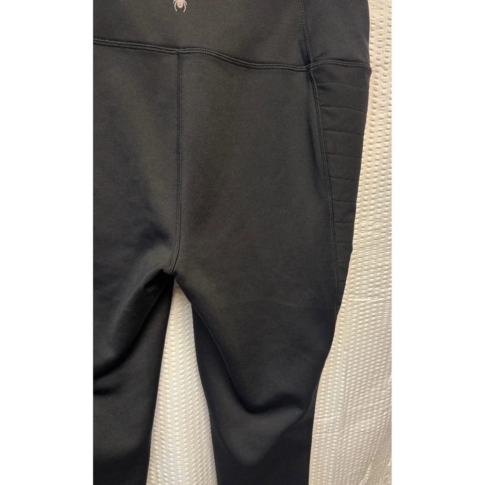Spyder Active Women's Performance High Rise Legging Tight Cell Phone Pocket Sz L